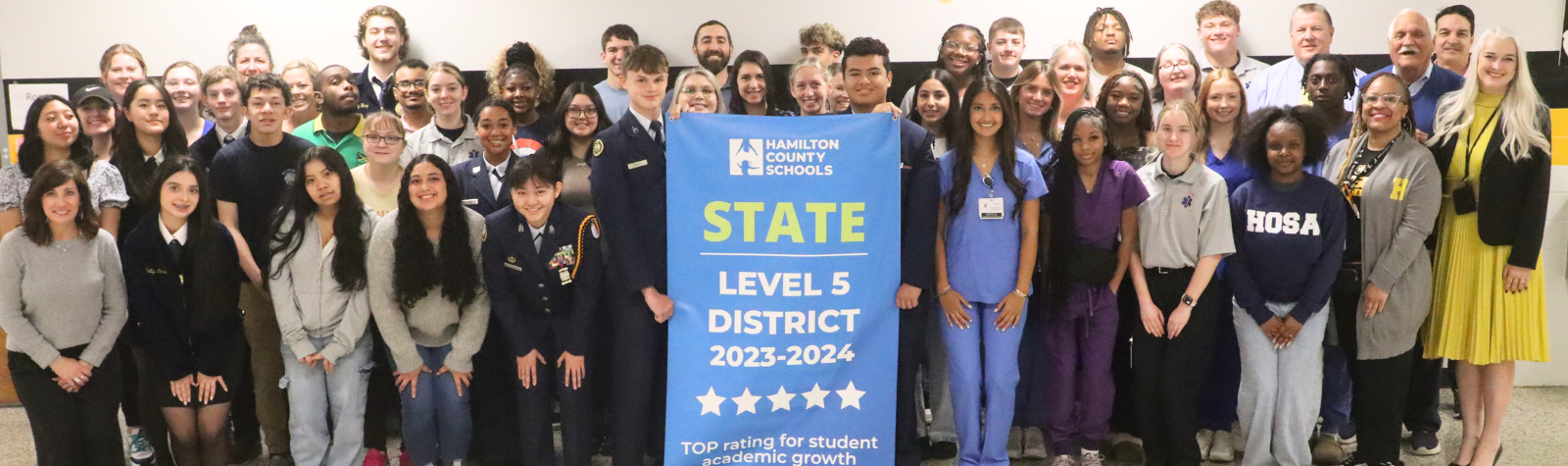 Hixson High Presented 2023-2024 Level 5 Banner